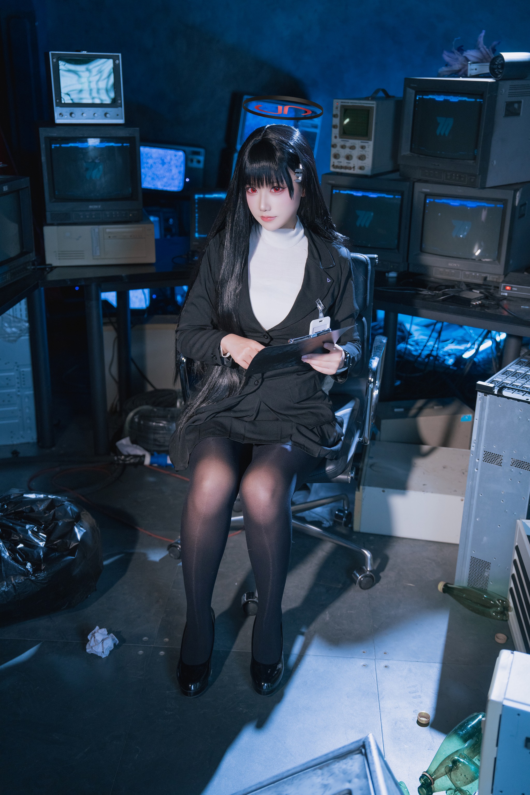 图片[1]-lunananya – NO.033 blue archive 調月リオ [30P]-XikXak
